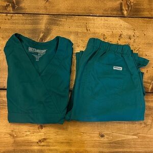 Grey's Anatomy Jade Green Scrub Set